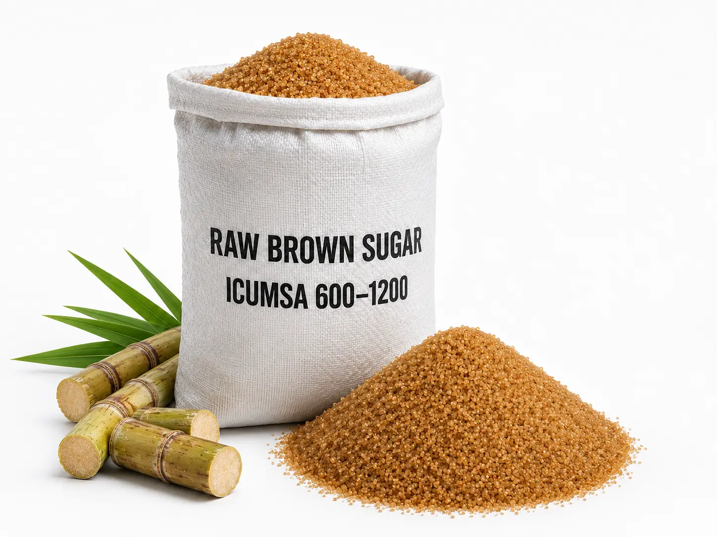 View details of Raw Brown Sugar ICUMSA 600-1200 (VHP) - Bulk Wholesale Export Raw brown sugar ICUMSA 600-1200 VHP from Brazil in 50kg bag for bulk wholesale export | France AJ Alimentaire And Food LTDA